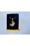 Steel Gold Crab Design Necklace - 4