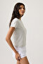 Gray Straight Cut T-Shirt Regular T-Shirt - 2