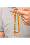 Silver Tassel Fire Amber Prayer Beads Sl12419 - 3
