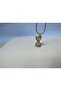 Steel Sand Clock Figure Necklace