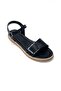 Kindep (Cemre) Thermo Non-Slip Sole Daily Women's Sandals Black - 5