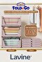 Lavine Set of 3 Multi-Purpose Sliding Shelf Cabinet Organizer for Clothes and Home Accessories – Powder
