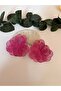 Brand Model Pink Flower Earrings - 2