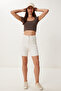 Bermuda Denim Shorts Cream Lut0017 - 2