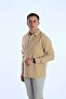 Dnt Long Sleeve Linen Shirt Cream - 3