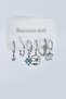 Women's Vip Series Antiallergic Zircon Stone 6-Piece Earrings - 2