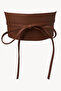 Women's Belt Leather Wide Lace-Up - 2