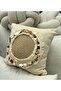 Tassel Throw Pillow Sequin Throw Pillow Linen Throw Pillow Cover Straw Linen Pillow Bohemian Throw Pillow Cover - 4