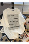 Unisex Men/Women Let Custom Printed Oversize Cotton T-Shirt