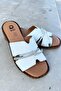 Women's Kari Genuine Leather Stone Detailed Slippers - 5