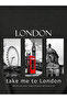 Unisex Men/Women London Custom Printed Oversize Cotton T-Shirt - 3