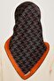 Classic Patterned Sura Pure Silk Scarf 9239D 80 - 4