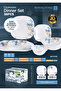 Opalware Dining 36-Piece Set RF12879 Dishwasher Safe/Freezer and Microwave Safe - 2