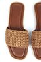 Joyce Women's Hand Knitted Tan Slippers