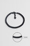 Gray Hematite Stone Adjustable Men's Steel Triple Bracelet Set - 6