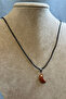 - Tuğba 6667 2594 Handmade Star Stone Moon Model Natural Stone Necklace - Brown - 4