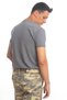 Gray Colored Cotton Short Sleeve Officer Subofficer Specialist Cavus Rutbeli Undershirt T-Shirt - 5