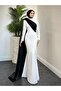 Crepe Fularli Evening Dress - 2