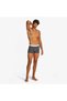 3 Piece Trunk Print Men's Gray/Khaki/Navy Blue Boxer - 2