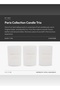 My Way - Paris Collection Candle Trio - Lush Sandalwood, Virginia Cedar & Iris - 11 oz - Set of 3 - 3