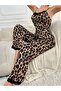 Women's Rope Strap Collar Lace Blouse and Pajamas Sandy Double Set - 2