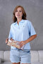 Polo Neck Knitted T-Shirt - 4