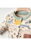 Baby 2-Piece Set Rainbow Printed with Cuffs and Clips - 2