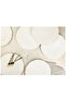 Varia Gold Gilded Cake Plate 6 Pieces 21 cm