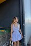 Backless Balloon Dress White - 5