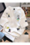 Unisex Men/Women Meow Custom Printed Oversize Cotton T-Shirt