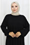 Waist Gathered Dress 4102-01 Black - 3