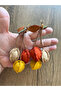 Fruit Design Chunky Fabric Holiday Earrings - 4