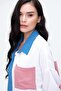 Women's Indigo White Powder Long Sleeve Casual Airobin Shirt 3071 - 4