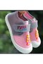 Velcro Girl Children's Slippers Cute Girl Printed Anti-Slip Sole Nursery Home School Shoes - 2