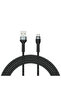 Black Shira Series Micro USB Cable 3 Meters-Tstk