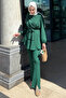 Women's Pants V Crossed Hijab Suit - 5