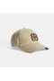 قبعة مطبوعة باللون البيج - 2
