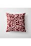 " Eliza & Sense " - Decorative Cushion - 3-Piece Combo Set (Inner Pillow Included) (Burgundy) - 3