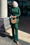Women's Pants V Crossed Hijab Suit