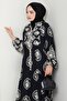Giral Woven Viscose Dress 1543 - Black - 4