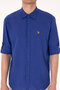 Men's Blue Long Sleeve Basic Shirt 50297868-Vr212 - 6