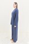 Indigo-Tie Detailed Trousers Suit - 3