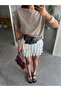 Plain Short Sleeve Crop Basic - Mink - 5
