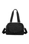 Crinkle Fabric Women's Bag Bc 1122 - Black - 3