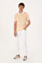 Men's Regular Fit Polo Neck Orange T-Shirt 50299618-Vr202 - 4