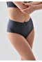Laser Cut High Waist Panties C19211 Anthracite - 2