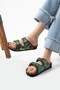 Bloom Women's Eva Sole Comfort Stone Diamond Embroidered Slippers Double Strap Buckle Casual Slippers - 2