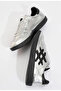 Women's Silver Black Genuine Leather Thin Flat Sole Daily Casual Sneaker Walking Sports Shoes - 3