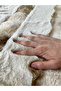 Serante Rabbit Hair, Non-Slip Base, Fluffy, Soft, Ultra Luxurious, Washable 2-Piece Bath Mat - 5