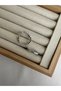 Silver Colored Evil Eye Beaded Minimal Ring
